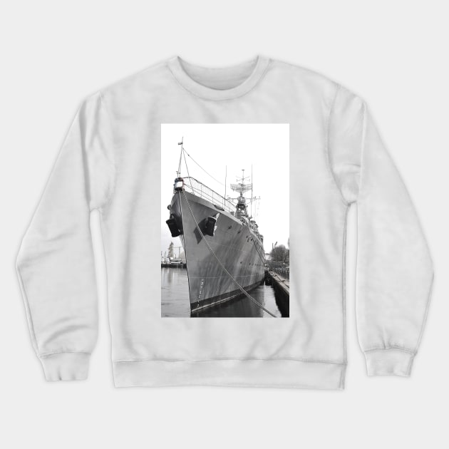 HMCS Haida Bow On Crewneck Sweatshirt by srosu